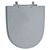 Tampa de Vaso Sanitário Poliéster Mondiale Cinza Perola para vaso Celite - Imagem 1