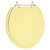 Tampa de Vaso Sanitário Poliéster Convencional Oval Marfim para vaso Celite - Imagem 1