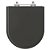 Tampa de Vaso Sanitário Poliéster Smart Preto Fosco para vaso Celite - Imagem 1
