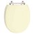 Tampa de Vaso Sanitário Poliéster De Ville Creme (Bege Claro) para vaso Deca - Imagem 1
