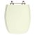 Tampa de Vaso Sanitário Poliéster Fiori Amarilis Marfim em Resina - Imagem 1