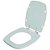 Tampa de Vaso Sanitário Poliéster Laguna Verde Agua (Verde Claro) para vaso Hervy - Imagem 2