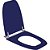 Tampa de Vaso Sanitário Poliéster Scala Azul Cobalto para vaso Ideal Standard - Imagem 2