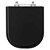 Tampa de Vaso Sanitário Poliéster Square Preto para vaso Lorenzetti - Imagem 6