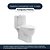 Assento Sanitario Poliester Soft Close Turquesa Branco para vaso Pettra 6lpf - Imagem 4