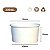 Pote de Papel 200 ml - Branco - Imagem 2