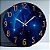 Relógio de Parede Abstrato Azul Futurista - Imagem 5