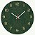 Relógio de Parede Abstrato Verde Botânico - Imagem 1