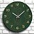 Relógio de Parede Abstrato Verde Botânico - Imagem 4