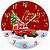 Relógio de Parede Natalino Caminhão Vermelho – Merry Christmas - Imagem 1