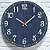 Relógio de Parede Madeira Azul - Imagem 3