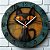 Relógio de Parede Gato Preto Estilizado em Relevo – Arte Decorativa - Imagem 2