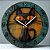 Relógio de Parede Gato Preto Estilizado em Relevo – Arte Decorativa - Imagem 3
