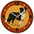 Relógio de Parede Cachorro Border Collie - Imagem 1