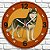Relógio de Parede Cachorro Husky Siberiano - Imagem 2