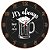 Relógio de Parede It’s Always Beer O’Clock - Imagem 1