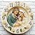 Relógio de Parede Jesus Maria e José - Imagem 2