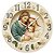 Relógio de Parede Jesus Maria e José - Imagem 1