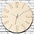 Relógio de Parede Minimalista Dourado - Imagem 1