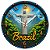 Relógio de Parede Países Cristo Redentor Brasil - Imagem 1