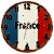 Relógio de Parede Países França Bandeira - Imagem 1