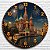 Relógio de Parede Países Rússia Catedral - Imagem 2