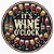 Relógio de Parede Vinho Wine O'Clock - Imagem 1