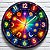 Relógio de Parede Signos Cores Vibrantes - Imagem 2