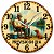 Relógio de Parede Pescador Previsão do Dia - Imagem 1