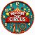 Relógio de Parede Infantil Bem Vindo ao Circo - Imagem 1