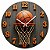 Relógio de Parede Esportes Basquete Cesta com Bola - Imagem 1