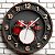 Relógio de Parede Música Bateria Vermelha - Imagem 2