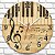 Relógio de Parede Música Piano Clave de Sol - Imagem 2