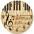 Relógio de Parede Música Piano Clave de Sol - Imagem 1