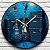 Relógio de Parede Música Guitarra Azul - Imagem 2