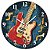 Relógio de Parede Música Guitarra Vermelha - Imagem 1
