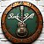 Relógio de Parede Música Guitarra Rock Verde - Imagem 2