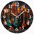 Relógio de Parede Música Guitarra Várias Guitarras Fogo - Imagem 1