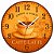 Relógio de Parede Café Latte Paris - Imagem 1