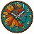 Relógio de Parede Arte Cultura Nativa Americana Cocar - Imagem 2