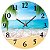 Relógio de Parede Mar e Praia - Imagem 1