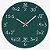Relógio de Parede Matemática Ensino Divertido Verde - Imagem 1