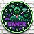 Relógio de Parede Gamer Hodie Verde - Imagem 2