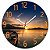 Relógio de Parede Natureza Barco Sol - Imagem 1