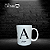 Caneca Porcelana Salmo 23 + NOME - Imagem 2