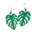 Brinco Folha Monstera - Imagem 1