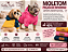 Blusão Moletom com Capuz Rosa Liso Gaby Moda Pet - Atacado - Imagem 5