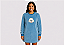 Pijama Camisola Fleece Ultrasoft Azul Tal Mãe - Atacado - Imagem 1