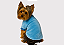 Suéter Pet Pijama Fleece Azul Atacado - Imagem 1