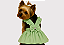 Vestido Pet Premium Colors Candy Verde Gaby Moda Pet Venda Atacado - Imagem 1